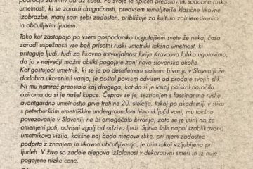 Jurij Kravcov slike naprodaj umetnine.net